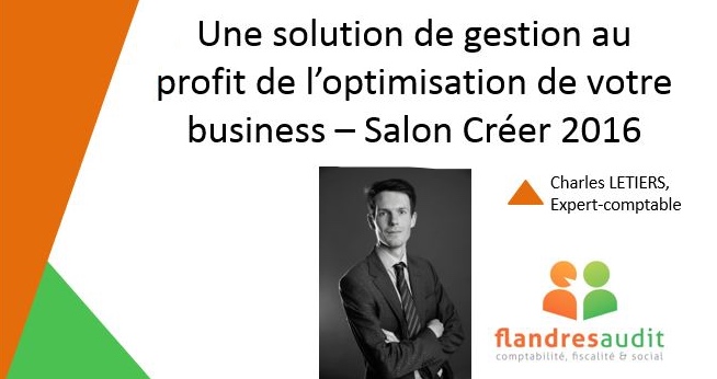 Conférence Place des Experts au salon Créer 2016